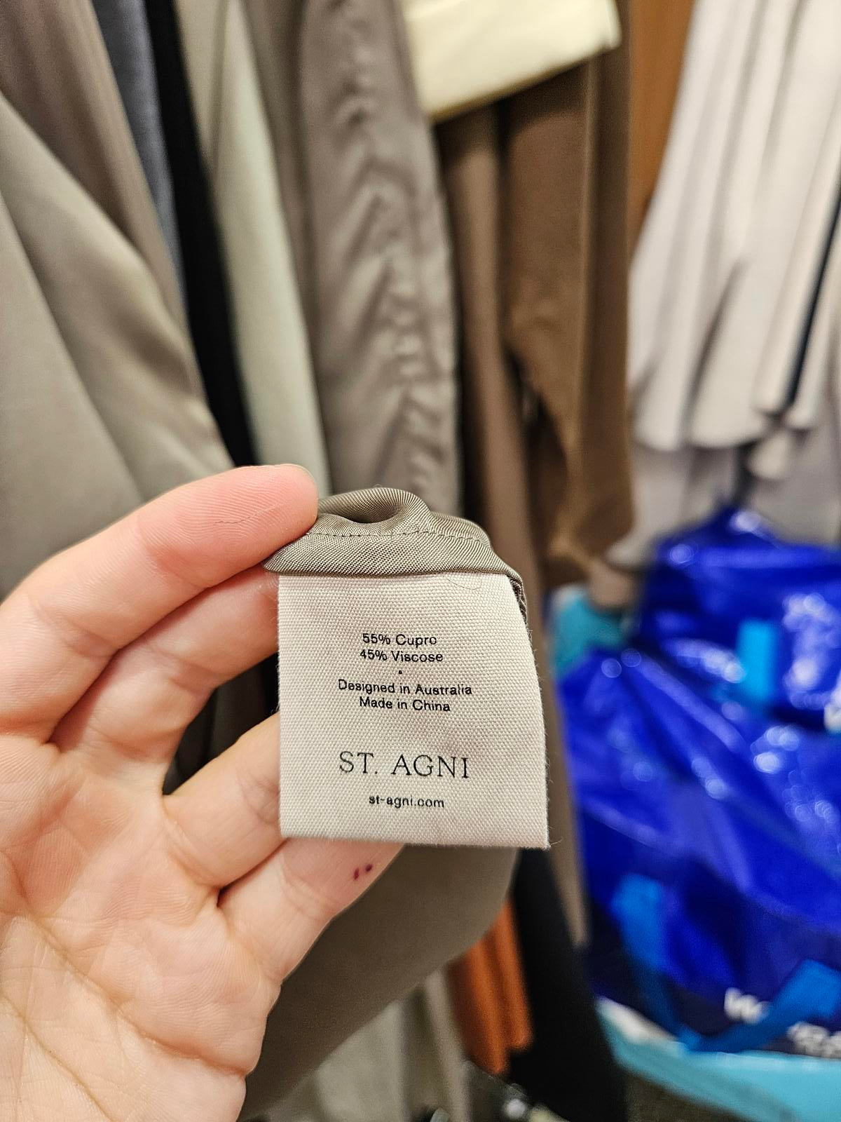 ST. AGNI Classic Shirt - Castor Grey