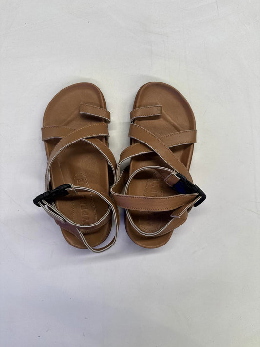HYPERLUXE Strap Sandal - Tan