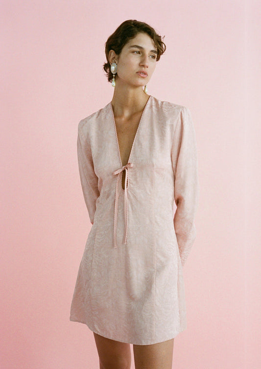 Isla - Dress Silk/Linen - Brushed Rose
