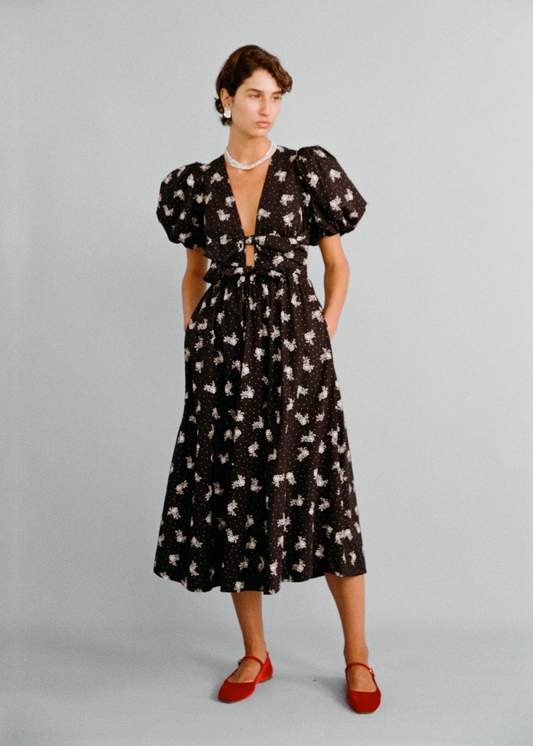 Devon Dress - Cotton - Vintage Rose