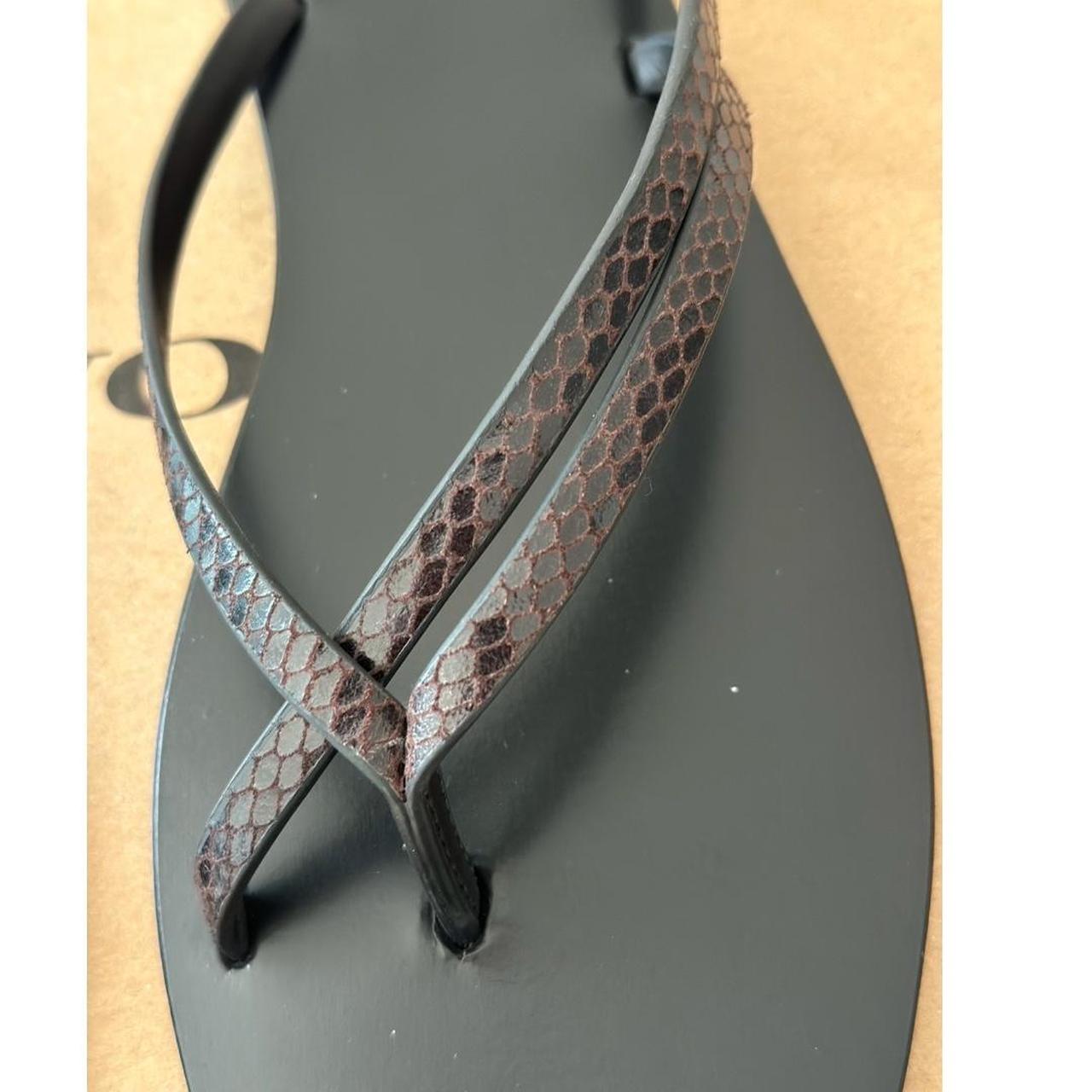 A.EMERY Benni Sandal in Emboss - Mocha Snake