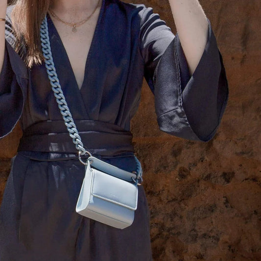 Tranquil Leather Sky Blue Mini Bag