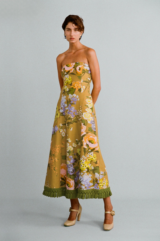 Phillipa Dress - Linen - Meadow