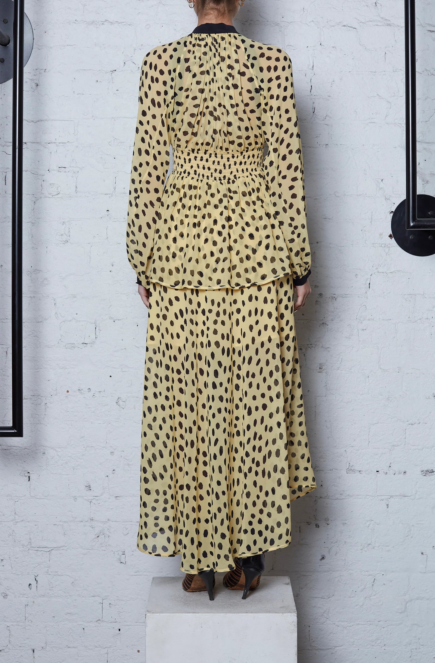 Ecology Layered Dress - Black Spot