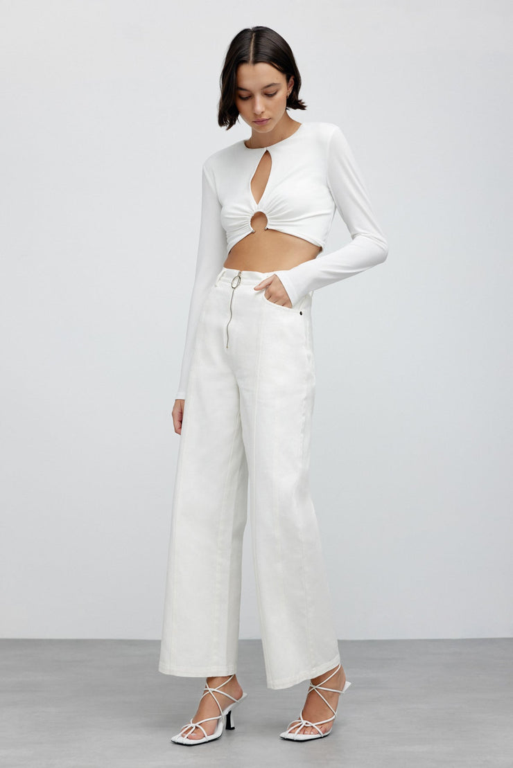 SIGNIFICANT OTHER Audrey Top - Ivory