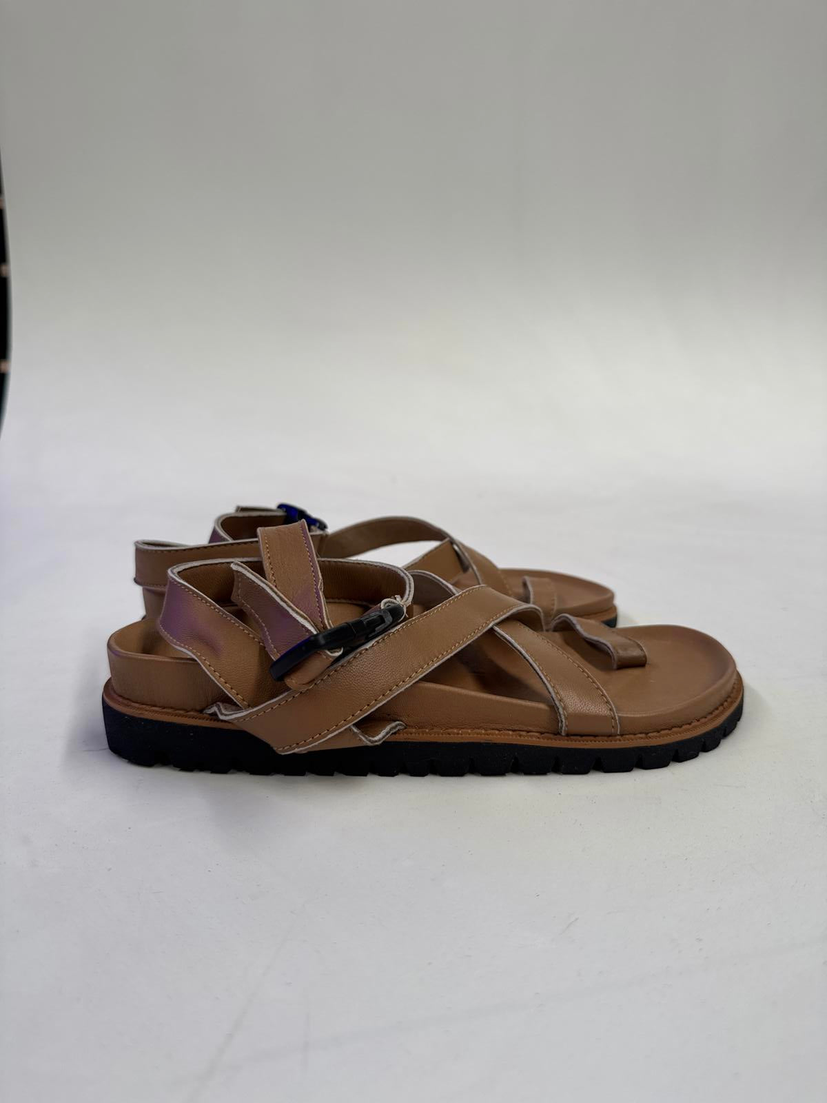 HYPERLUXE Strap Sandal - Tan