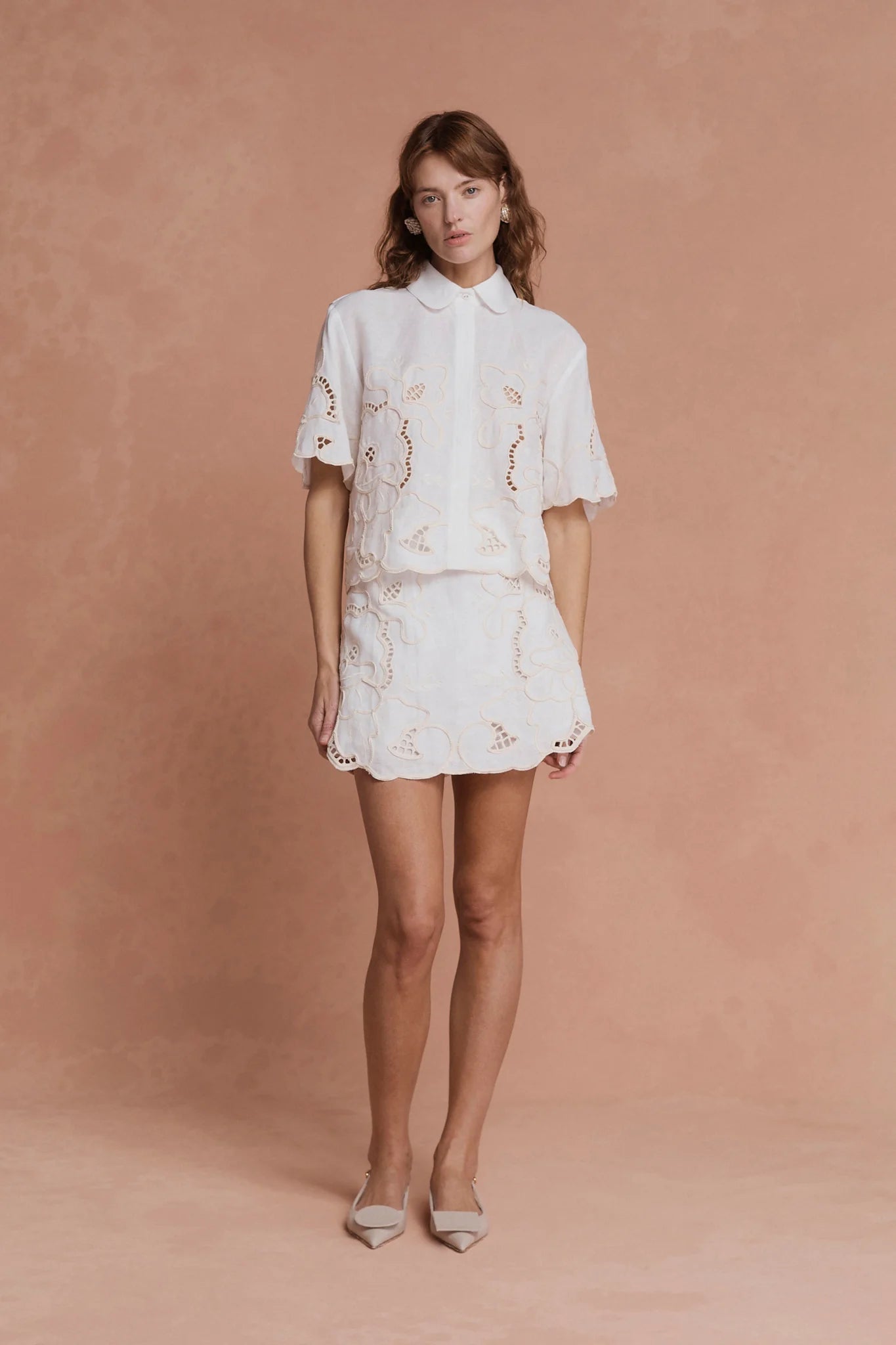 Milicent Top White