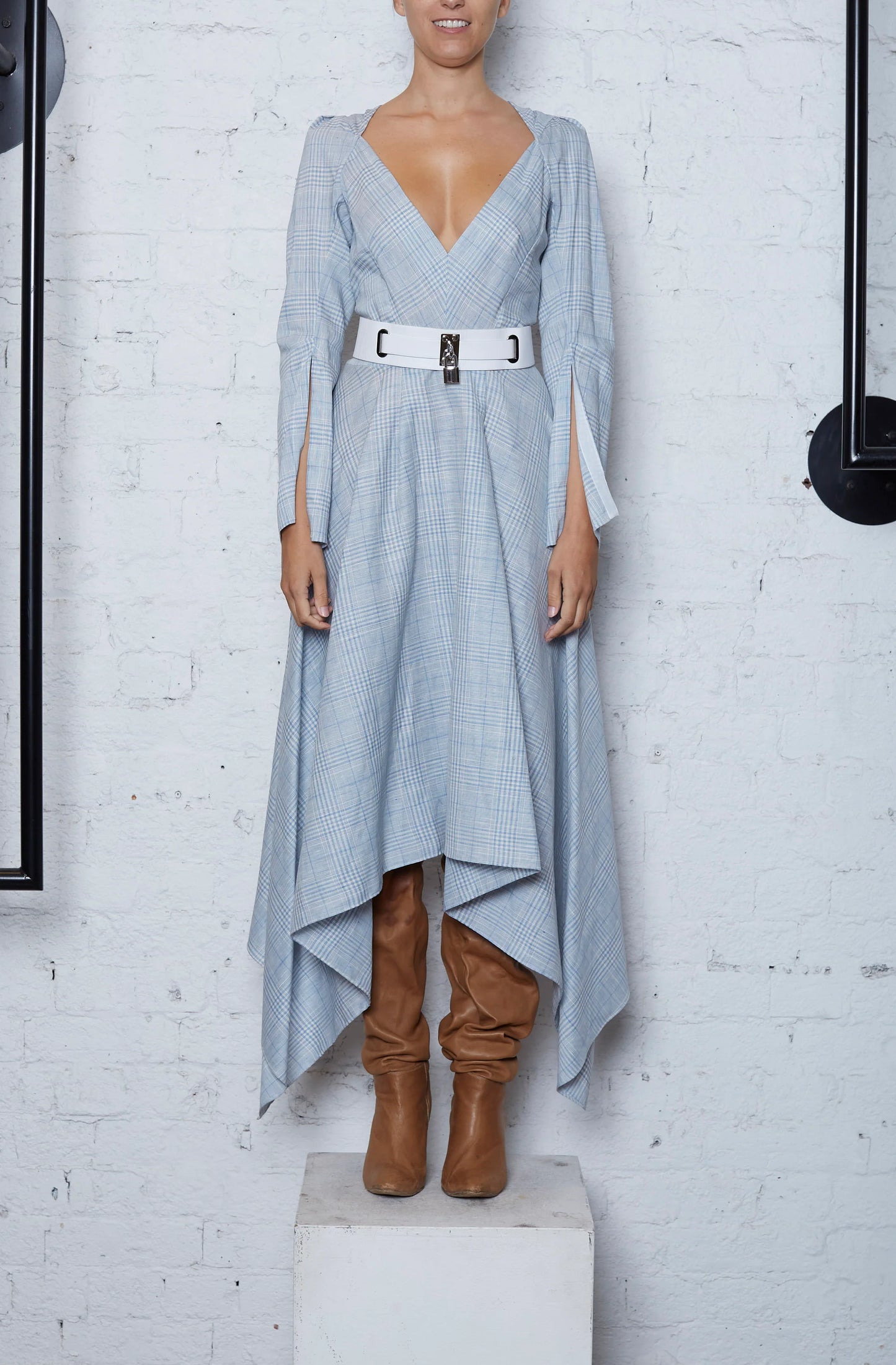 FINE ITALIAN WOOL STRETCH DRESS