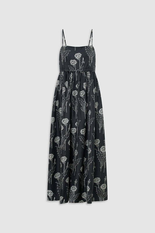 Graphic Dandelion Print Sundress