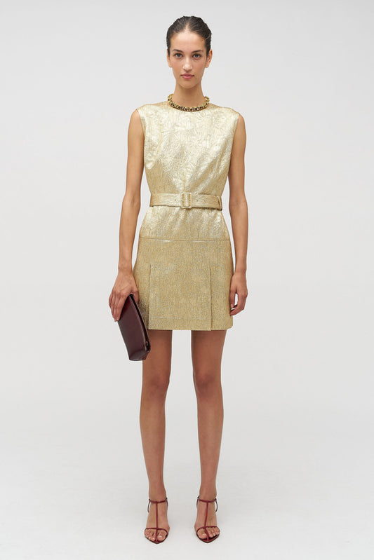 GOLD FOIL DRESS