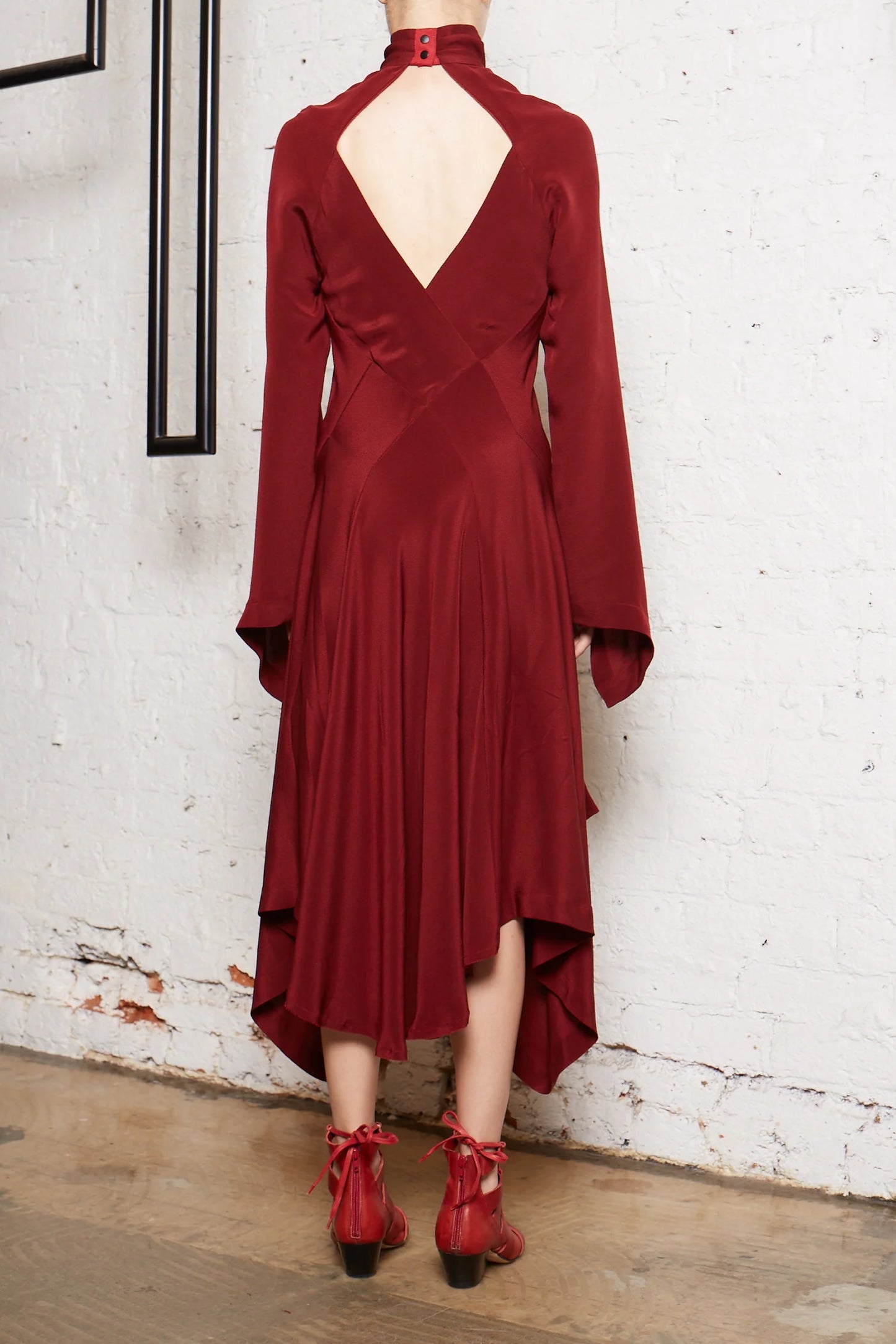 Elucidate Midi Dress - Oxblood
