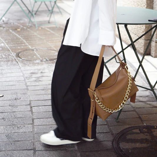 Rhode leather tan shoulder bag