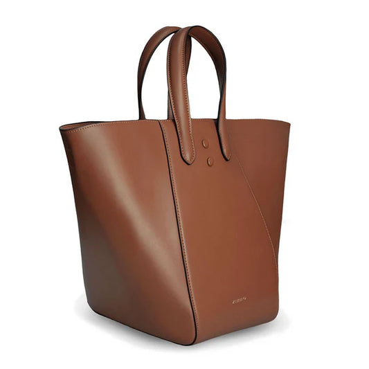Eight leather tan bag
