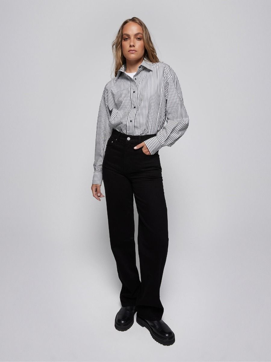 NOBODY DENIM Lou Jean Ethic - Black