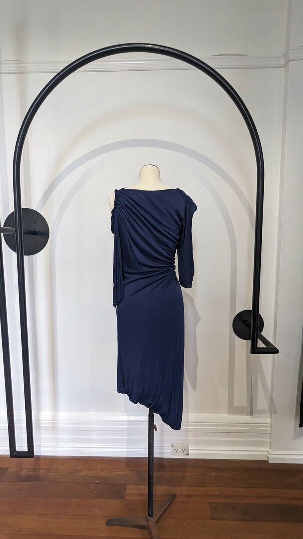 The Cellular Drape dress