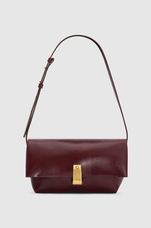 Etta Medium Clutch - Currant