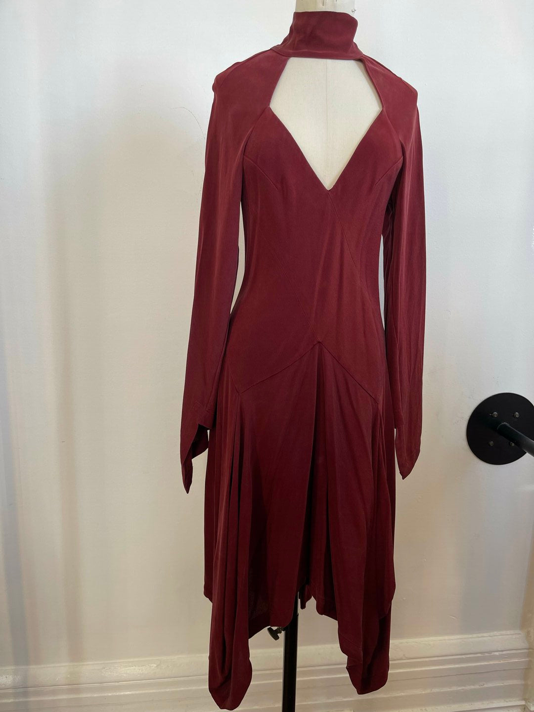 Elucidate Midi Dress - Oxblood