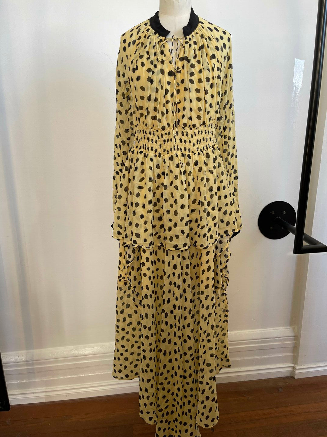 Ecology Layered Dress - Black Spot
