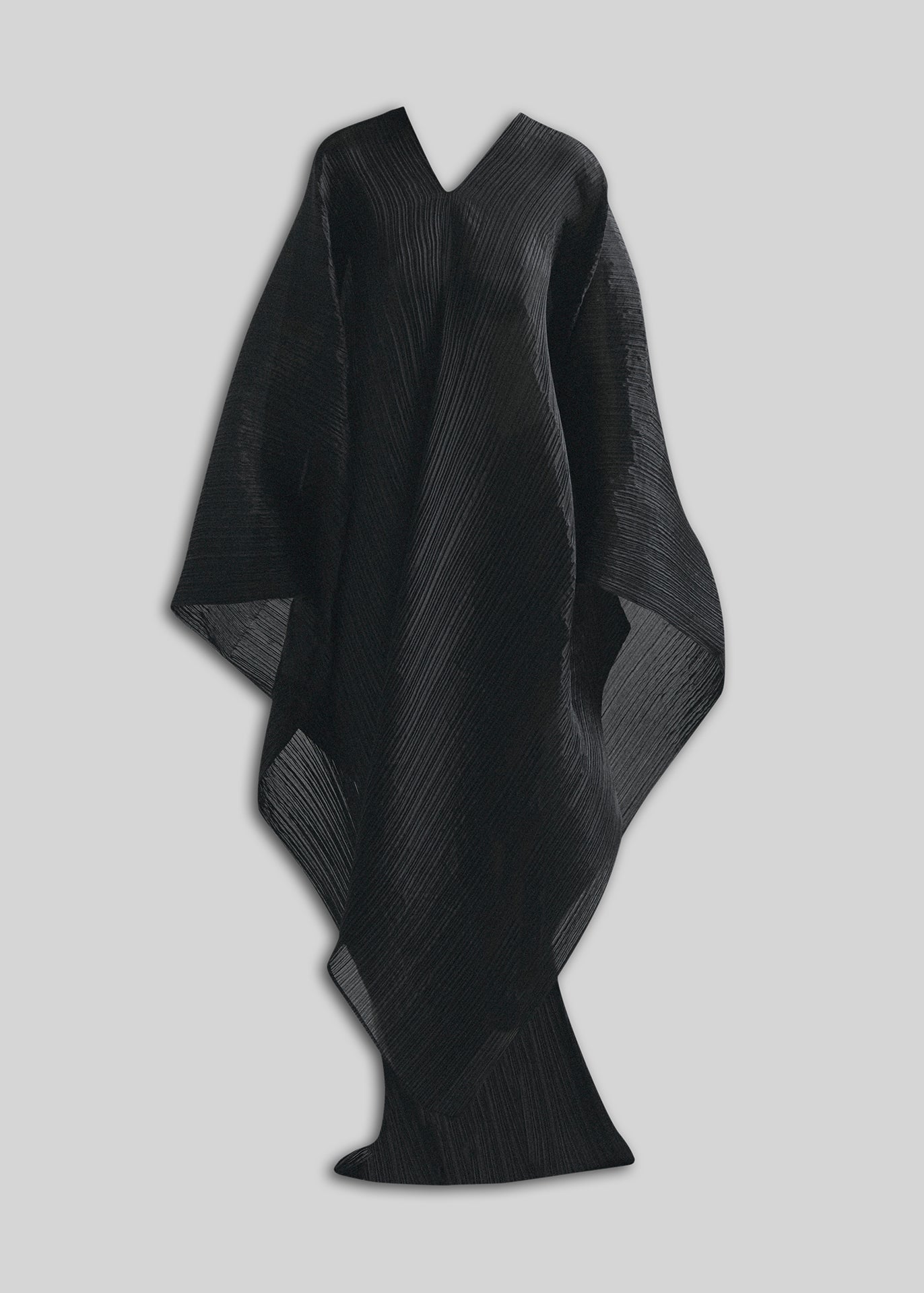 RECIETY - PLEATS PLEASE ISSEY MIYAKE LONG DRESS - BLACK