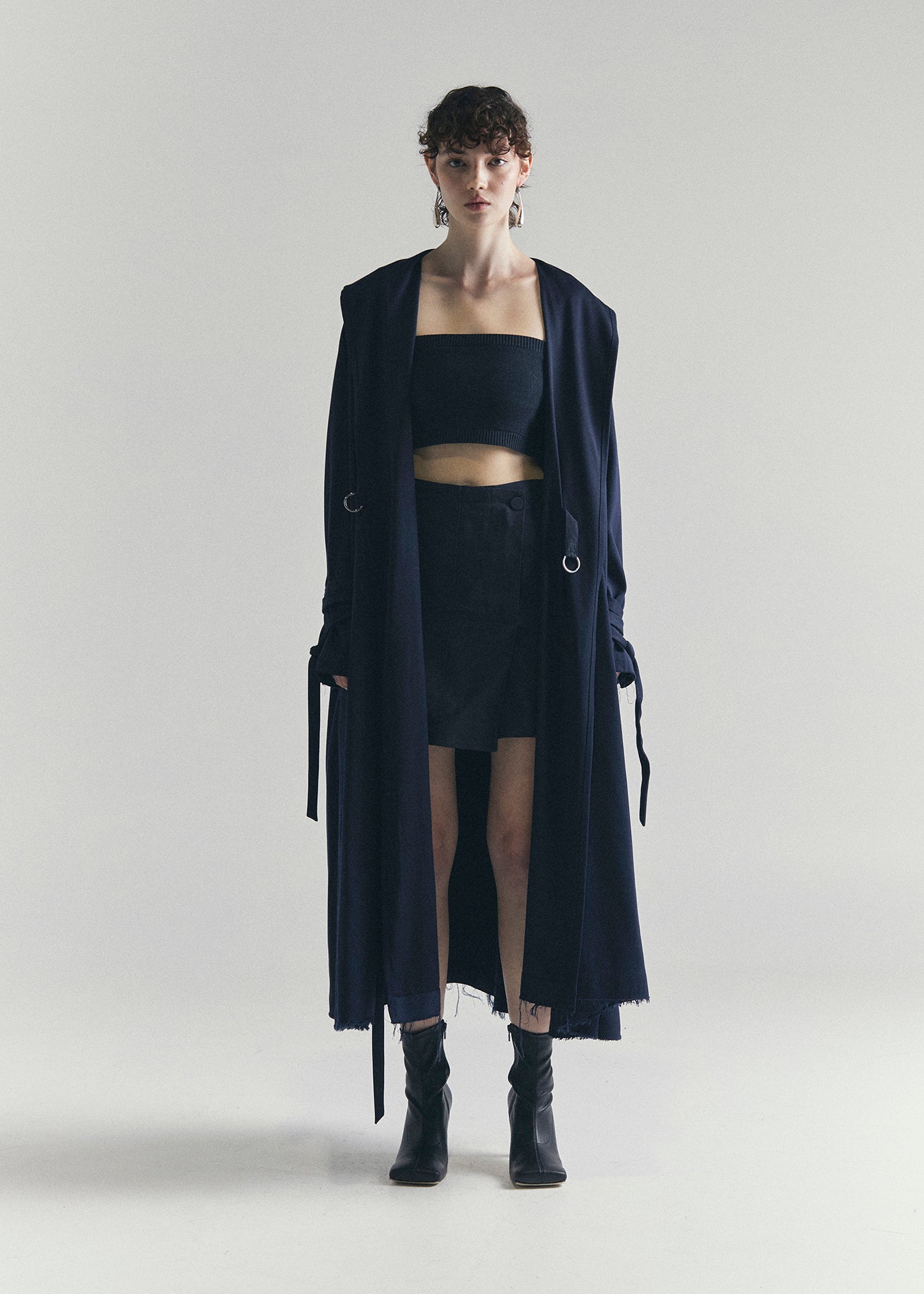 RECIETY - LOEWE RUNWAY DRESS LOOK 30 - NAVY