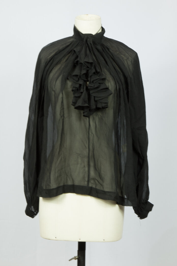 Georgette Blouse - Black