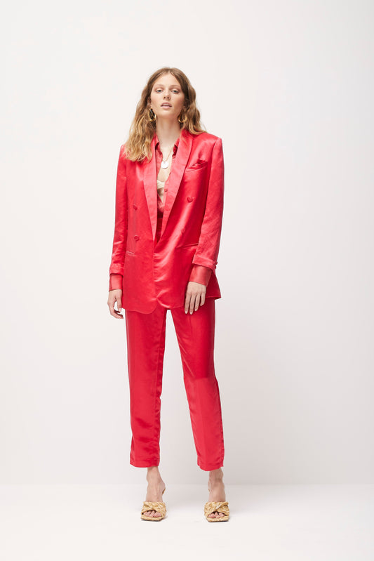 ATOIR The Chrysanthe Blazer - Cherry Red