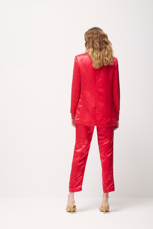 ATOIR The Chrysanthe Blazer - Cherry Red