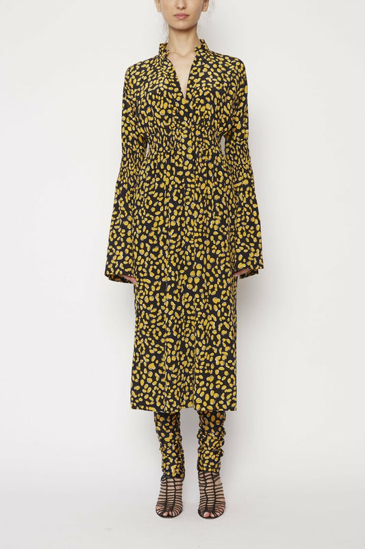 Dandelion Shirred Dress