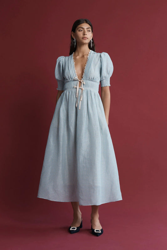 Boehm Dress Blue Gingham