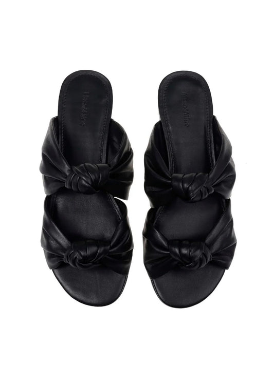 Mara & Mine - Isabelle Knot Slide Black Size 5