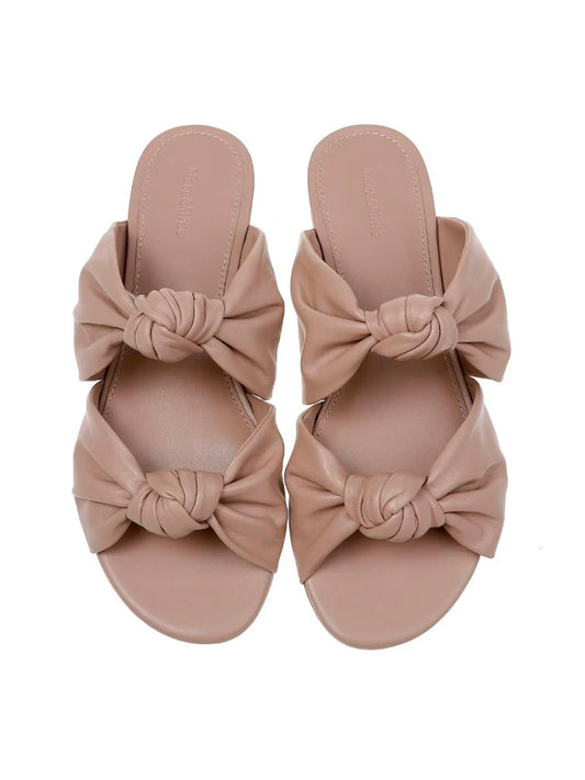 Mara & Mine - Isabelle Knot Slide Tan Size 5