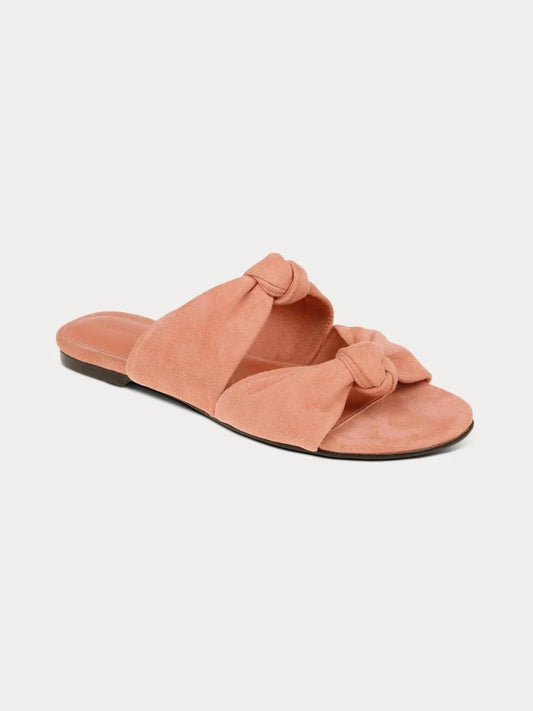 Mara & Mine - Isabelle Suede Knot Slide Size 7