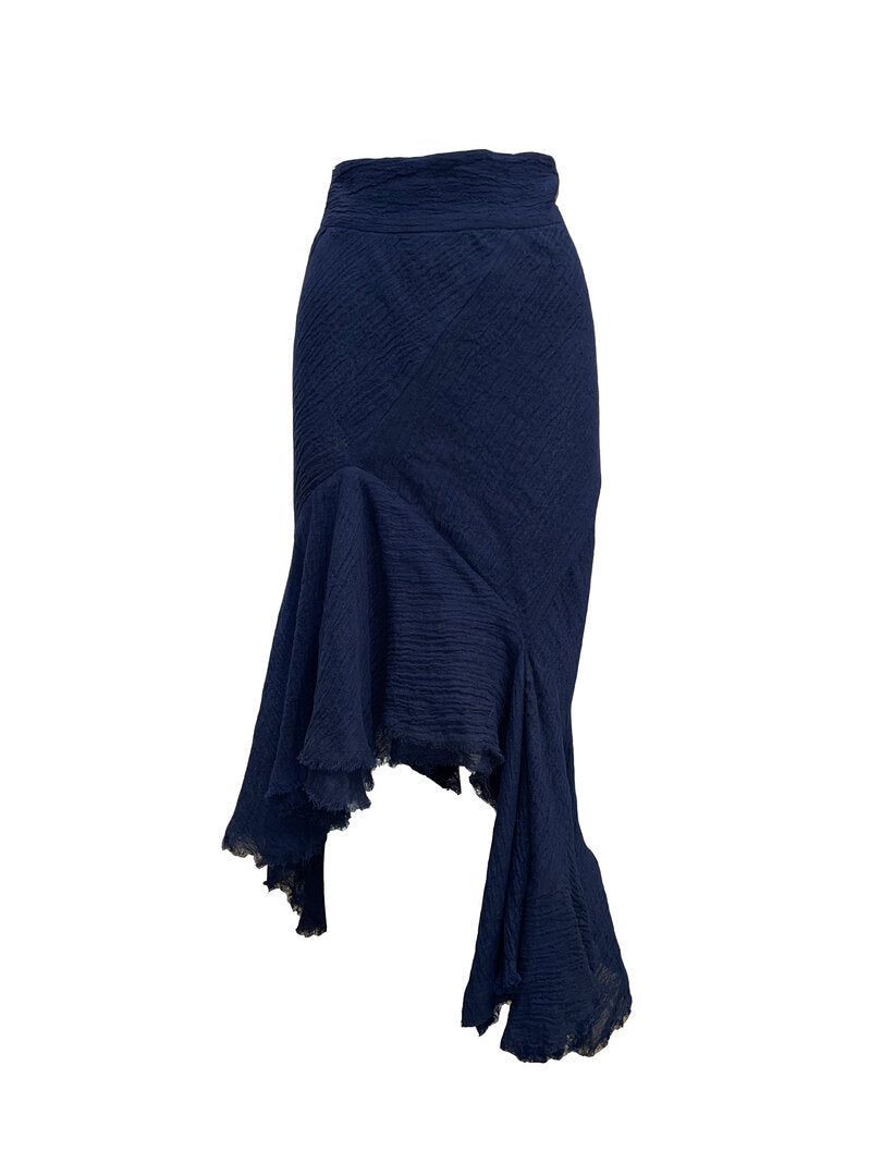 SPIRAL HEM DRESS - MINERAL