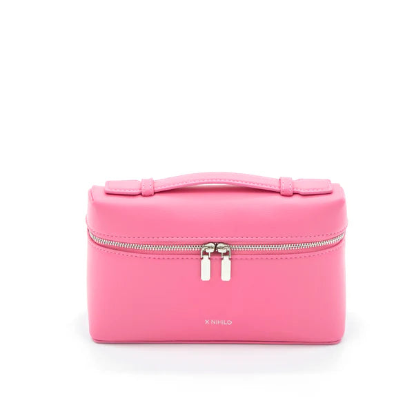 Number 2 french pink leather handbag