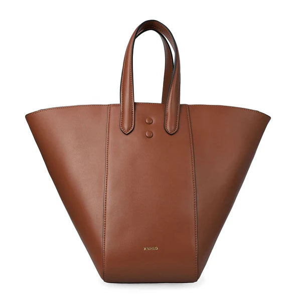 Eight leather tan bag