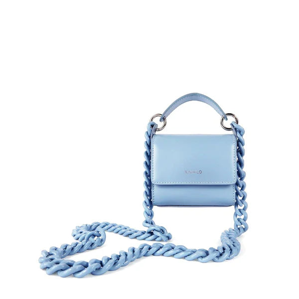 Tranquil Leather Sky Blue Mini Bag
