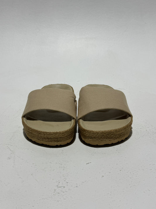 James Smith - Conca Espadrille Cream Canvas Size: 5