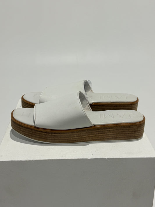 James Smith - Stevie Stacked White Size: 7