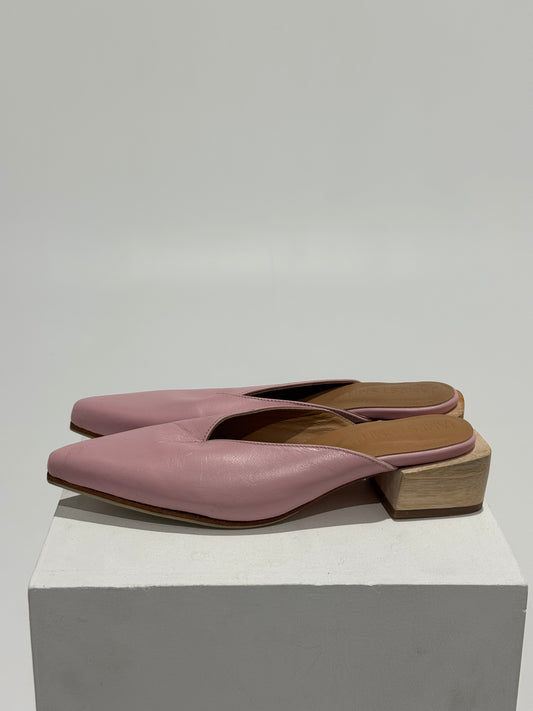 James Smith - Emilia Mule Pale Pink Size: 6