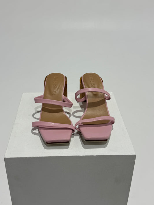 James Smith - Sirenuse Strap Sandal Pale Pink Size: 6