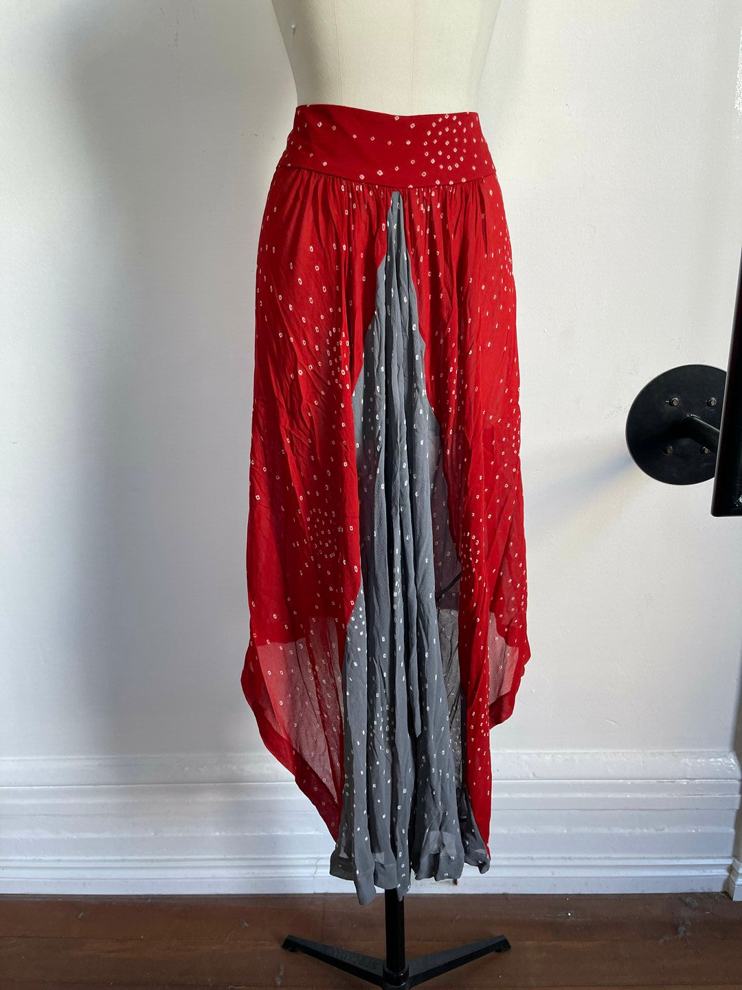 HAND SHIBORI DYED SKIRT