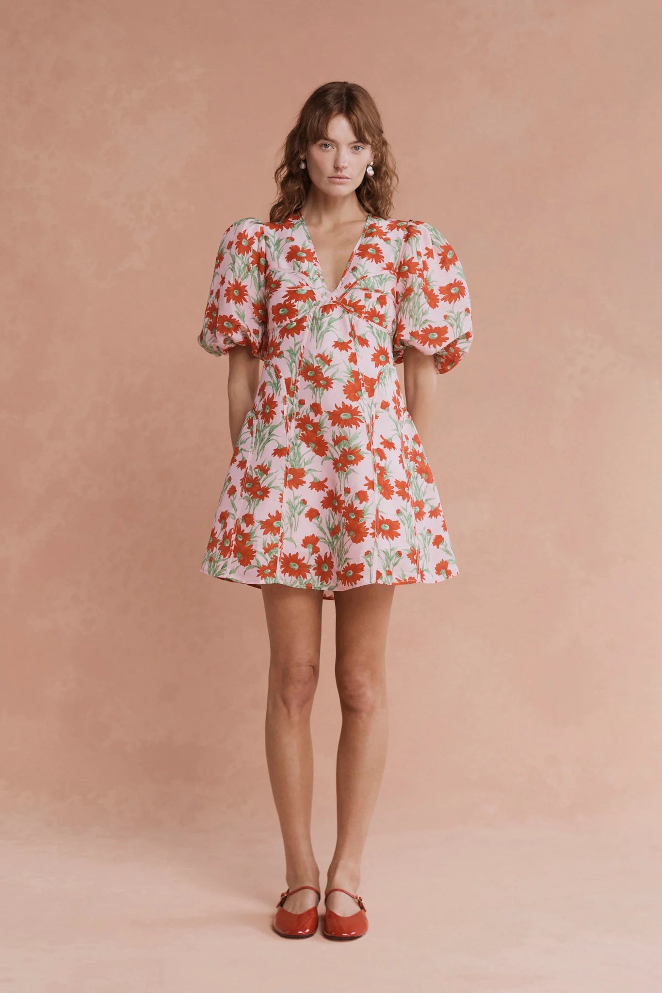 Adeline Mini Dress Aster Floral