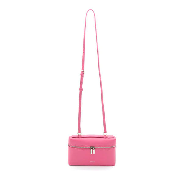 Number 2 french pink leather handbag