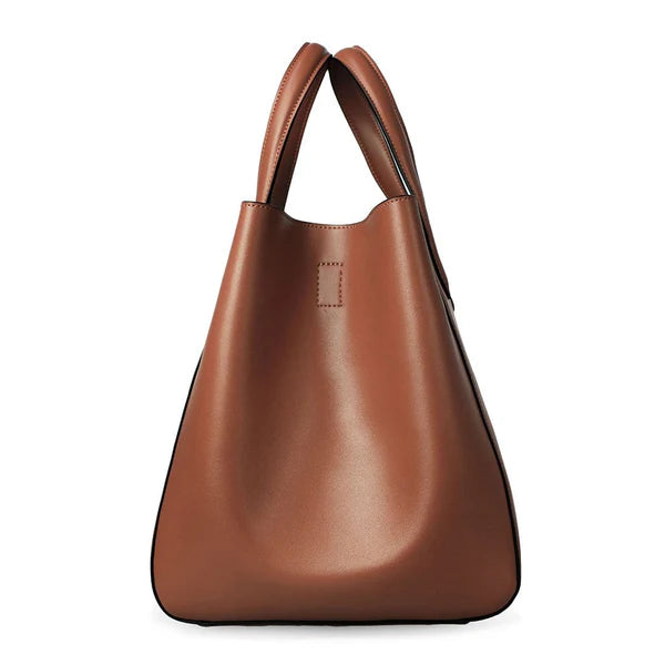 Eight leather tan bag