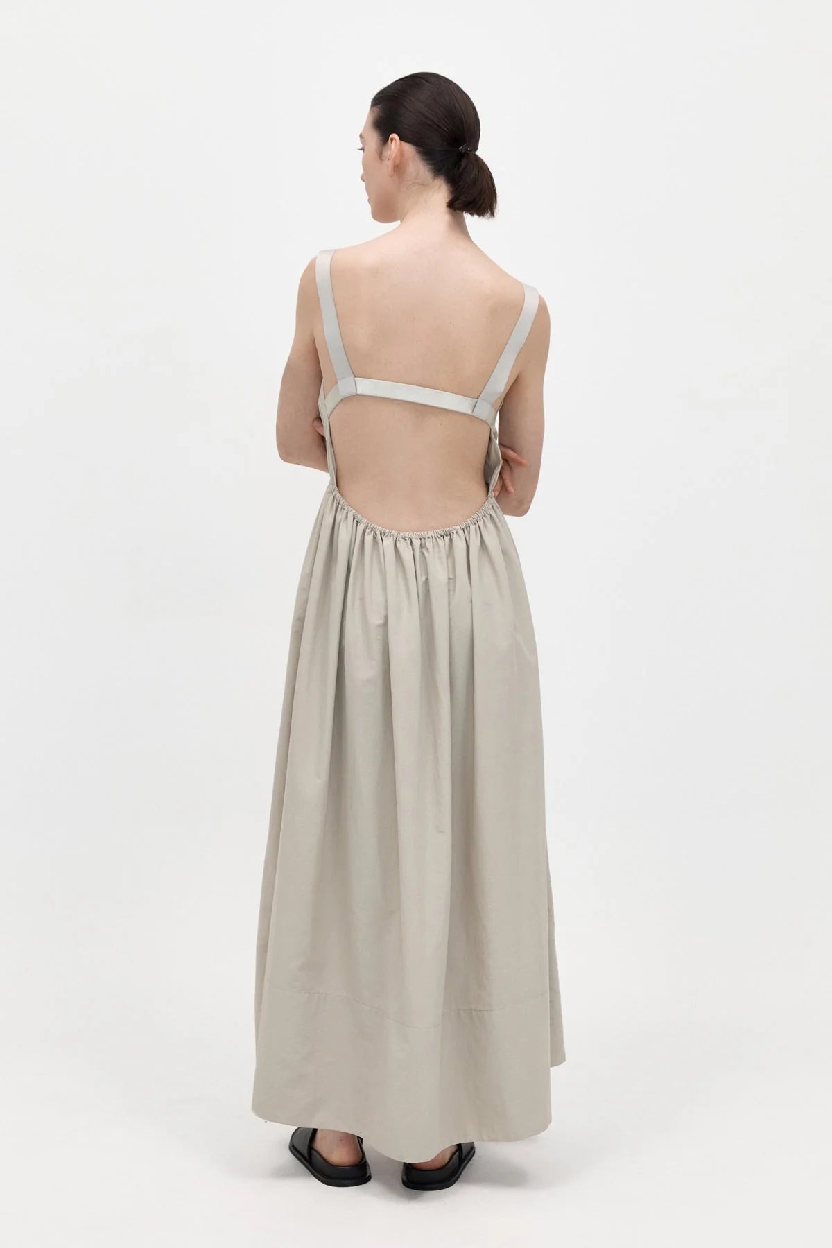 ST. AGNI Plunge Sun Dress - Birch