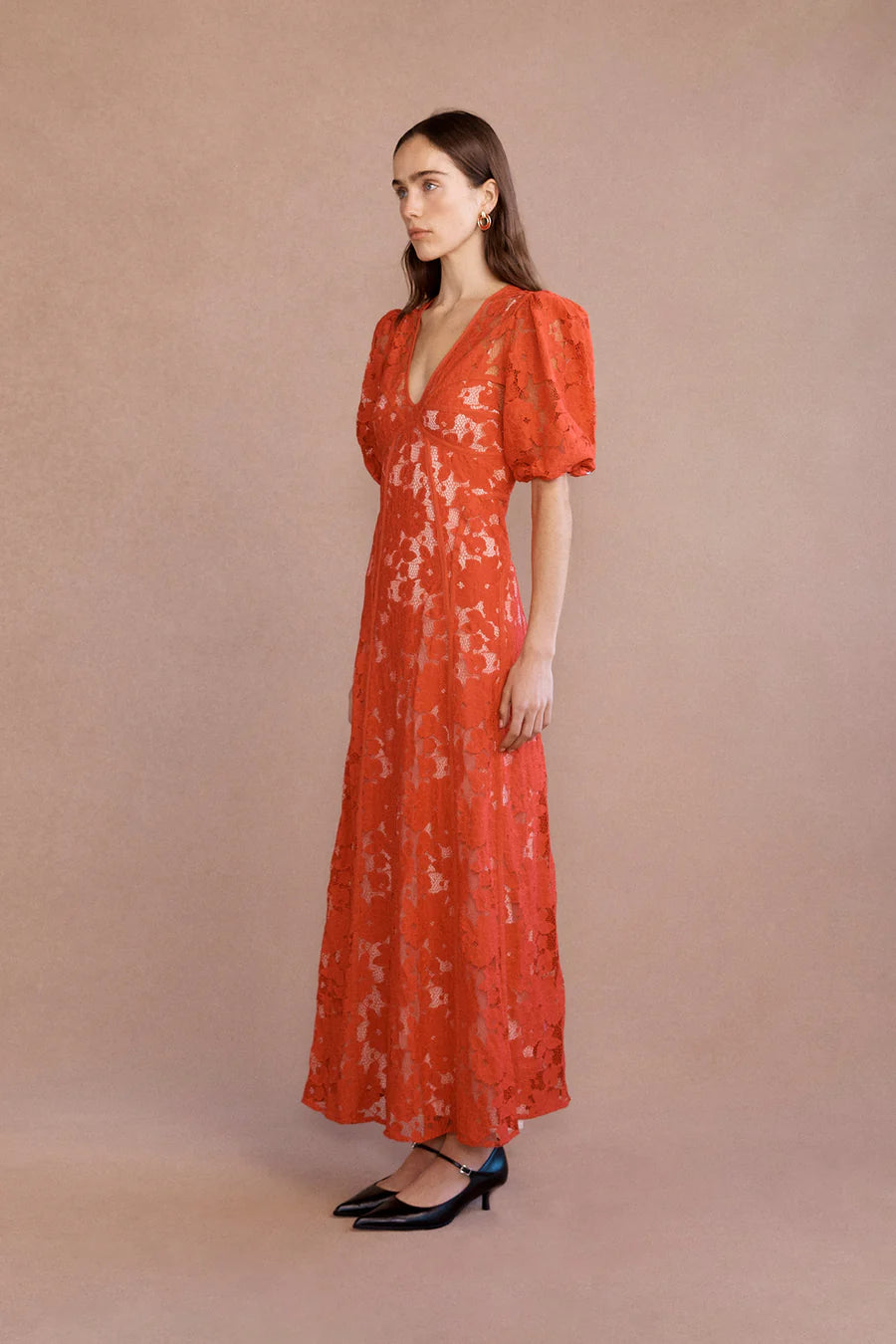 Adeline Dress Cherry