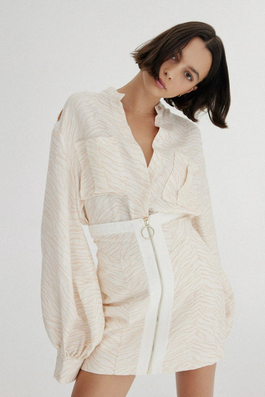 SIGNIFICANT OTHER Elena Skirt - Abstract Linear