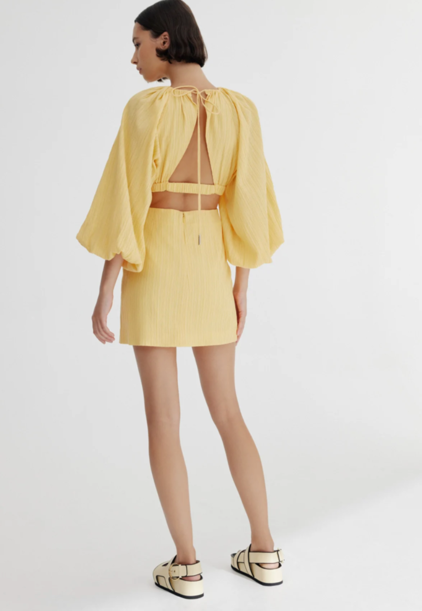 SIGNIFICANT OTHER Arwyn Mini Dress - Sunflower
