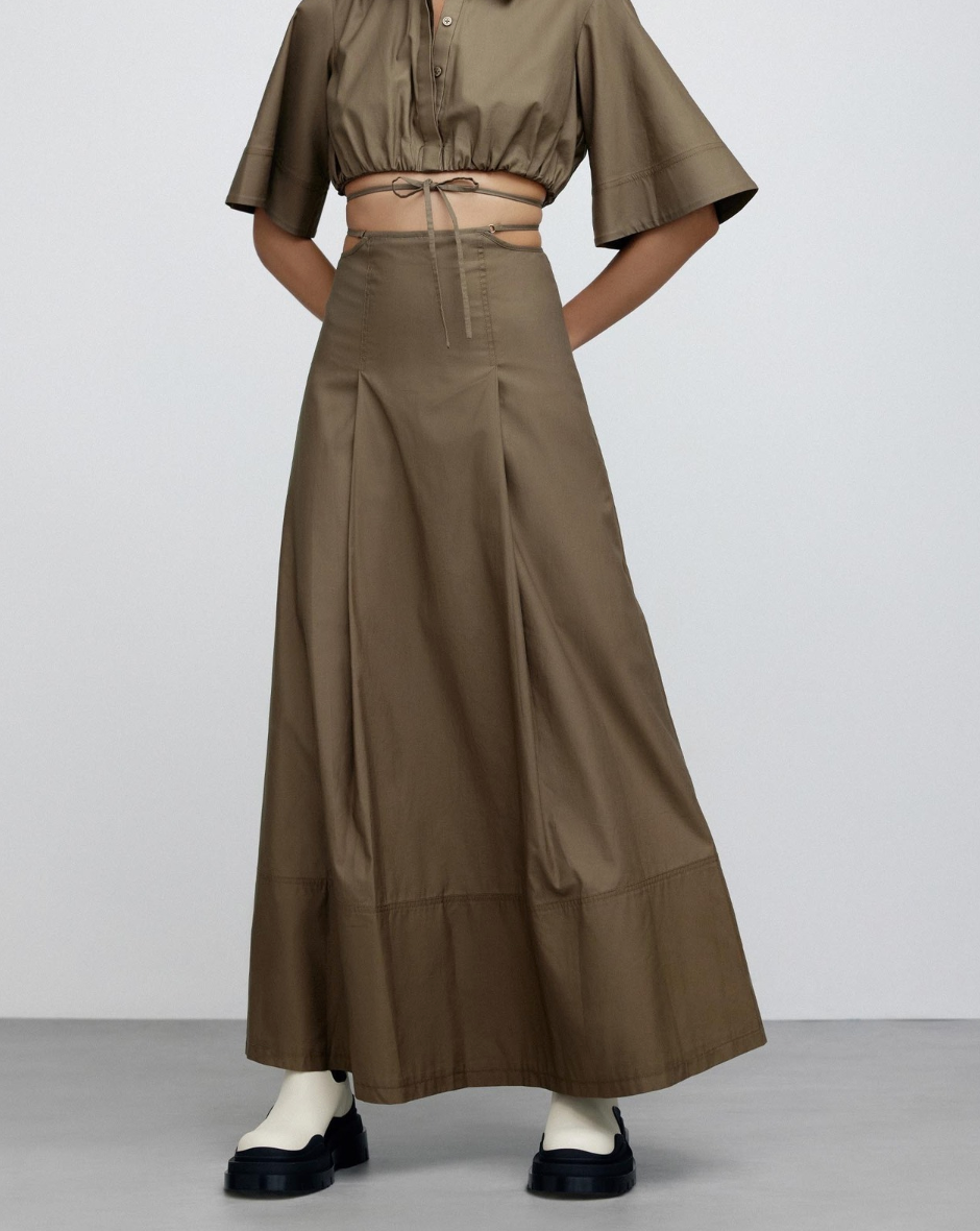 SIGNIFICANT OTHER Addison Skirt - Khaki