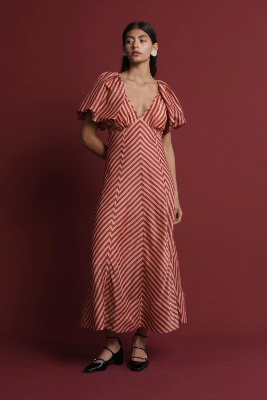 Tess Dress Humbug Stripe